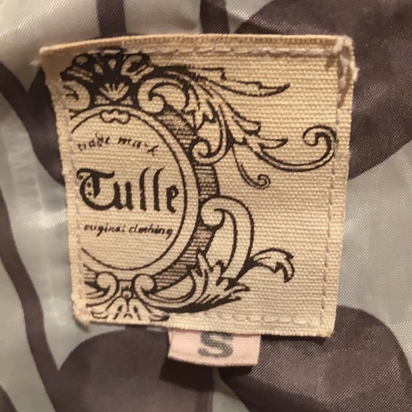 Tulle Brand Grey crop Jacket - Picture 5 of 7